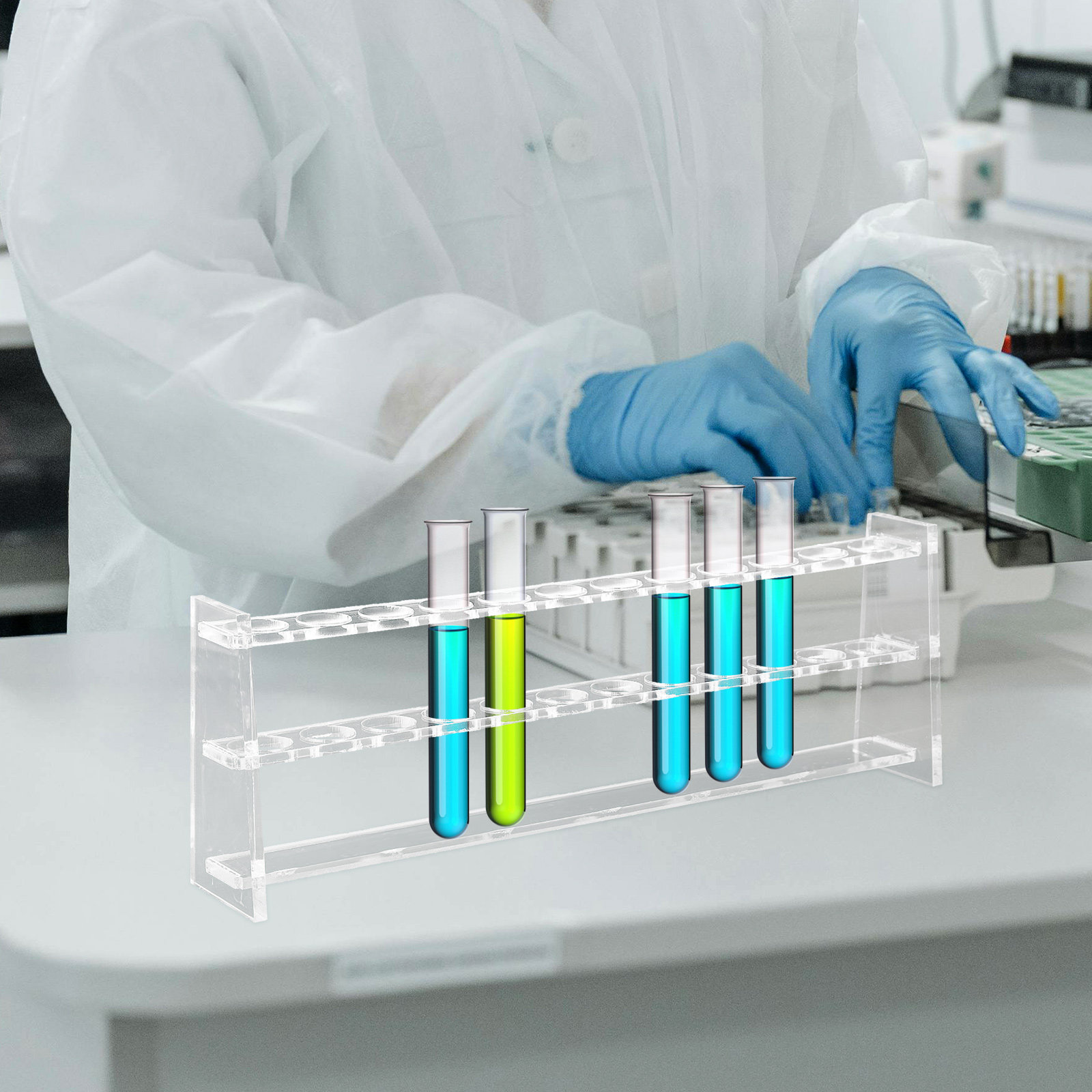 Laboratory Centrifuge - Подставка для пробирок на 12 отверстий,